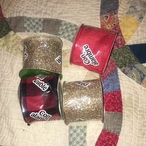 NWT 4 rolls Offray Ribbon wired Floral